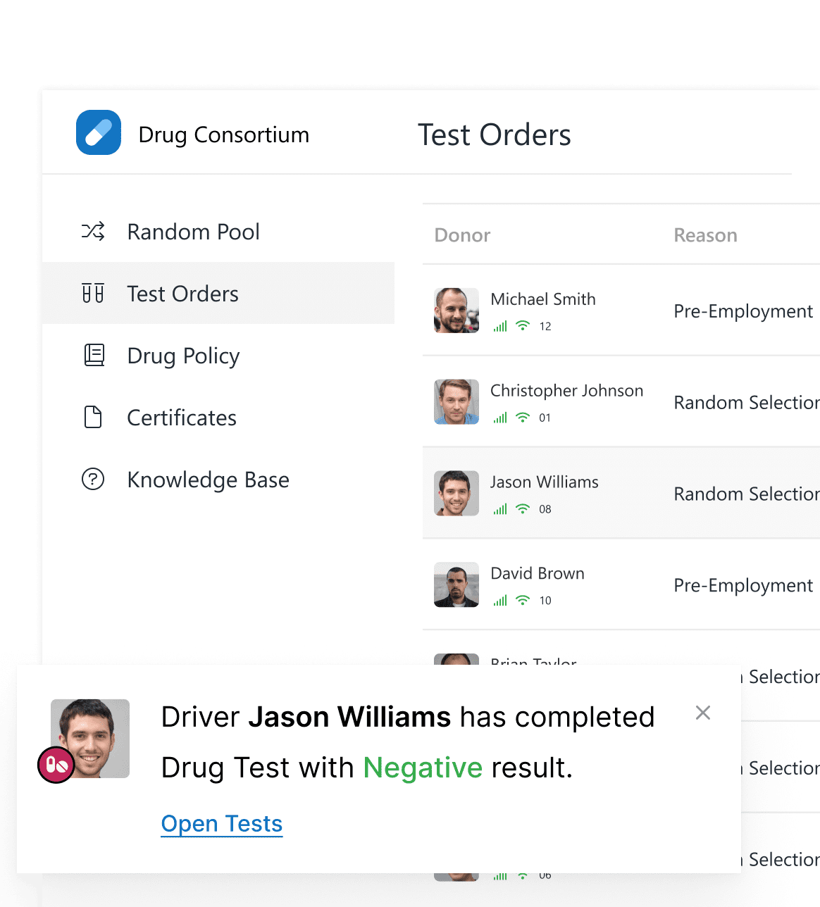 DOT Drug Consortium